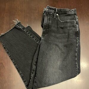 Madewell faded black jeans